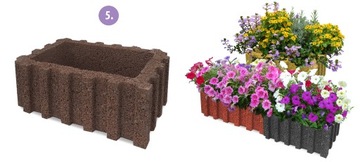 Duża DONICA Ogrodowa Gazobeton Gazon # KOLORY #