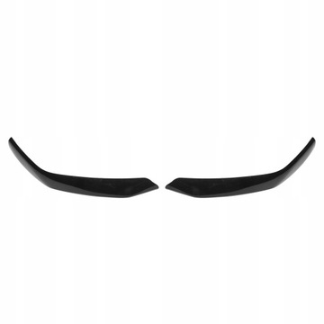 1 пара спойлеров на передний бампер