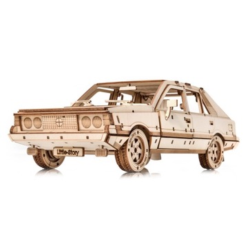 Polonez Legenda PRL Little Story Drewniane Puzzle Model 3D Auto Borewicz