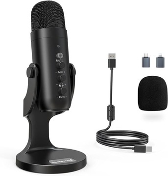 ZealSound mikrofon USB do nagrywania, streamingu