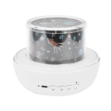 Светодиодный звездный проектор, 3 цвета, регулируемый, 12