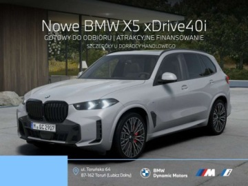 BMW X5 G05 SUV Facelifting 3.0 40i 381KM 2026 BMW X5 xDrive40i 381 KM mHEV - Gotowy do Odbioru - Pakiet M Pro - Kamera 3