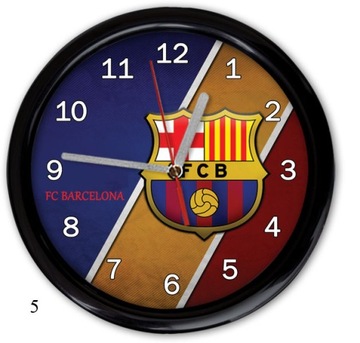 FC BARCELONA НАСТЕННЫЕ ЧАСЫ футбол бесшумные