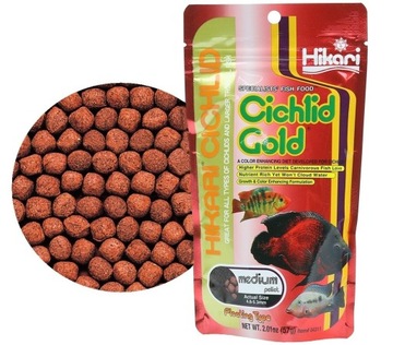Hikari Cichlid Gold MEDIUM Pokarm Pielęgnice 57g