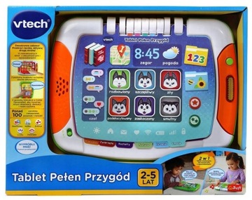 VTECH Tablet Pełen Przygód dla dzieci 61458 Trefl