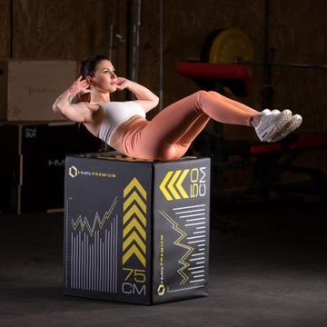 Коробка для тренировок HMS JUMP BOX FITNESS GYM, НЕСКОЛЬЗЯЩАЯ