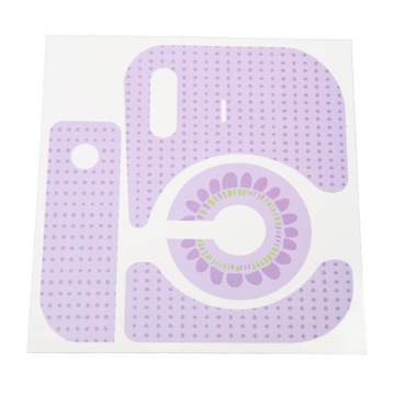 Наклейки на тело с рисунком точек подсолнечника