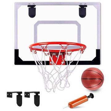 БАСКЕТБОЛЬНАЯ ДОСКА ДЛЯ ИГРЫ КОРЗИНА ЩИТ ОБОД СЕТКА МЯЧ