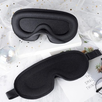 3D-маска для сна блокирует легкую мягкую мягкую маску для сна для глаз