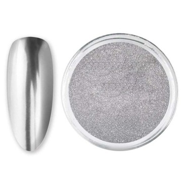 Хромированный зеркальный эффект Серебряная пыль