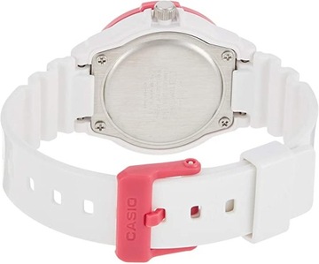 Zegarek Dziecięcy Dziewczęcy CASIO LRW-200H 4BV Biały pasek NA KOMUNIĘ +BOX