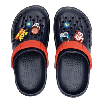 ДЕТСКИЕ ШЛЕПАНЦЫ/САНДАЛИИ/ШЛЕПКИ 33 SS-009 ТЕМНО-СИНИЕ ШЛЕПАНЦЫ