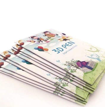 Книга шаблонов для 3D-ручки. 40 дизайнов. Ручка A4. 3D-ручка.