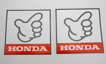 Наклейка 2шт 40см x 40см KANJO HAND Honda Civic