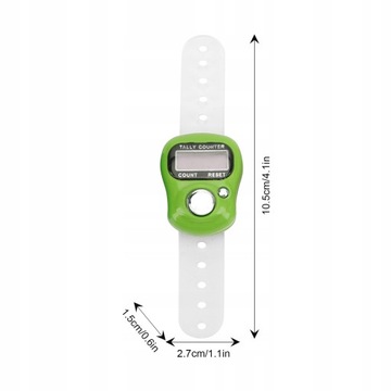 Ручной шагомер кликер кликер ЗЕЛЕНЫЙ