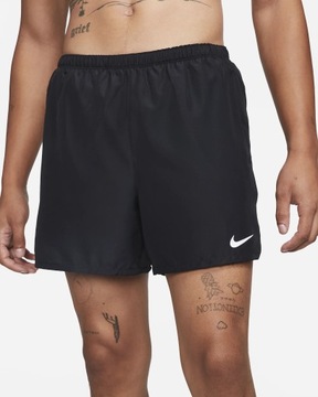 Spodenki NIKE Challenger do biegania krótkie Męskie Czarne Sportowe Dri-FIT