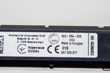 SKODA KAMIQ NW4 ZESILOVAČ ANTÉNNÍ 657035577 2020