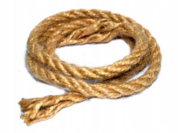 Sznurek jutowy naturalny 4mm Lina jutowa metr