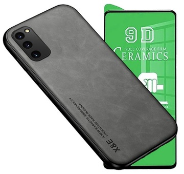 Etui Skórzane Case Business Obudowa DO SAMSUNG GALAXY S20 FE / 5G /SZKŁO 9D
