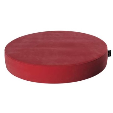 Желтый Типи Пуф Velvet Dot красный