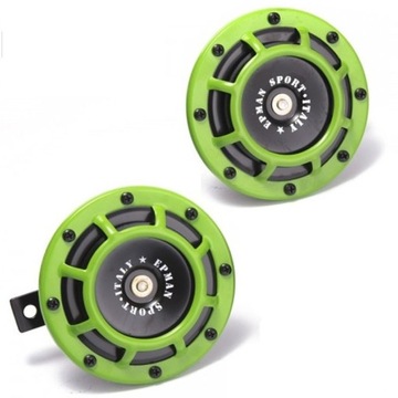 KLAKSON EPMAN x2 335/400Hz DWA TONY GŁOŚNE JDM ZIELONE