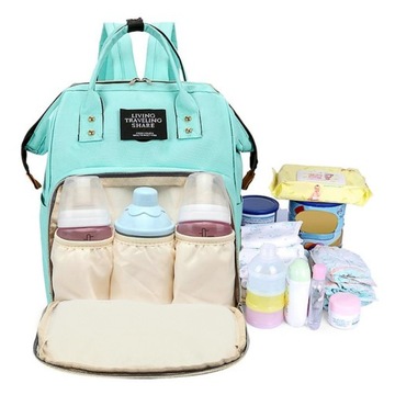 СУМКА ДЛЯ КОЛЯСКИ РЮКЗАК-ОРГАНИЗАТОР ДЛЯ МАМА И ПАПЫ 3в1