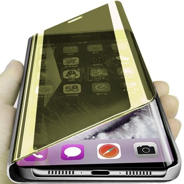 ETUI FLIP VIEW COVER DO HUAWEI Y7 2019 +SZKŁO