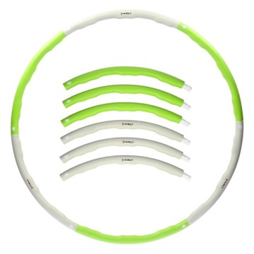HHP003 GREEN-GREY HULA HOP 1,5KG 100CM HMS