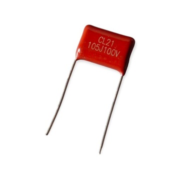 1uF 100VDC KONDENSTATOR POLIESTROWY R-15MM E6791