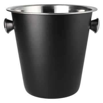 Wiaderko pojemnik do lodu szampana czarne 4,5 L