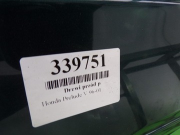 HONDA PRELUDE V DVEŘE PRAVÉ PŘEDNÍ SEDAN G82-P