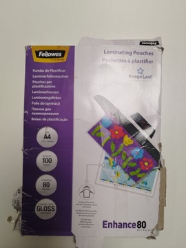 Фольга для ламинирования А4 80мк FELLOWES (100) 5306114