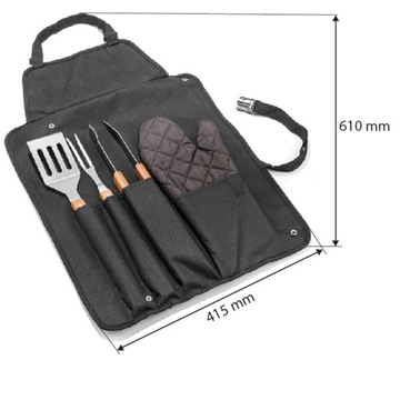 AKCESORIA DO GRILLA ZESTAW DO GRILLA PRZYBORY DO GRILLA ZESTAW GRILLOWY