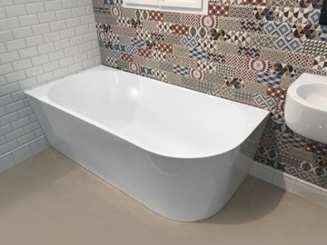 TIBERA L wanna wolnostojąca 170x80 cm, biała E1026
