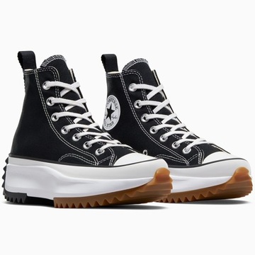 Converse Run Star Hike buty trampki czarne wysokie platforma 166800C 35,5