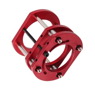 Podnośnik frezarki z płytą górną Podstawa czerwony