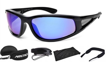 OKULARY SPORTOWE ARCTICA S-69F POLARYZACJA PŁYWAJĄCE LUSTRO + GRATISY