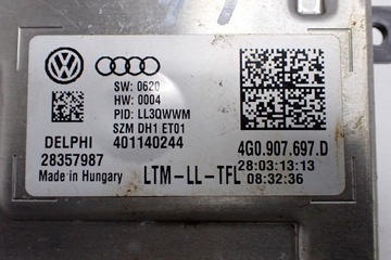MĚNIČ MODUL LED 4G0907697D AUDI Q5 8R A5 8T A4 B8 13R