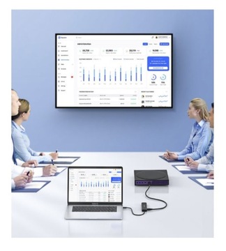 Адаптер CableCreation USB-C HDMI 4K 60 Гц USB 3.0 RJ45 MacBook M1 M2 M3