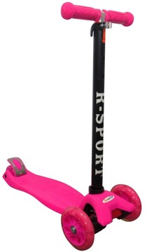 Самокат H1p R-Sport Светящиеся светодиодные колеса до 50 кг.