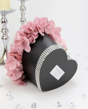 Букет LUX black Flower Box МИКС розовых цветов