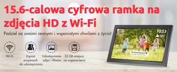 Цифровая фоторама Hdeye Frameo Wi-Fi 15,6 