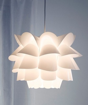IKEA KNAPPA Lampa wisząca SUFITOWA ŻYRANDOL biały