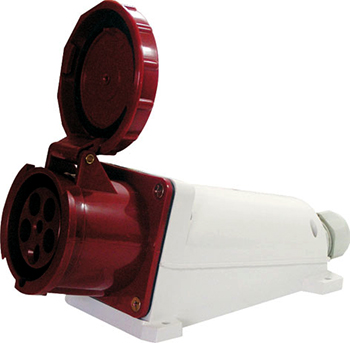 Gniazdo Przemysłowe stałe 380v 5p 63A IP67