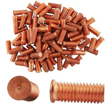 KOŁKI GWINTOWANE M8x20mm nity miedziowane 100sz ŚRUBA SPOTTER 802726 TELWIN