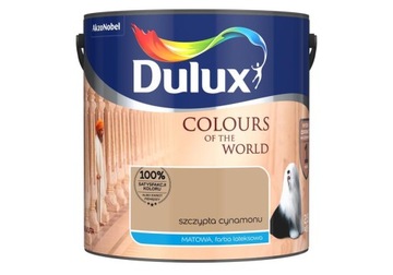 DULUX Kolory świata Farba SZCZYPTA CYNAMONU 2,5l