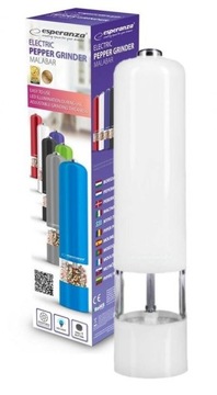 ELEKTRYCZNY MŁYNEK DO MIELENIA PIEPRZU SOLI 2w1