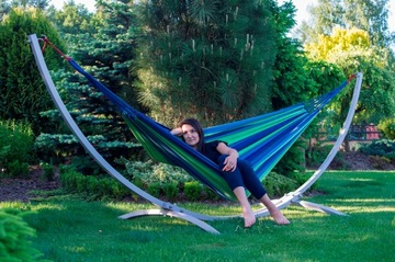 Гамак 220х160 + стальной каркас 220кг POTENZA