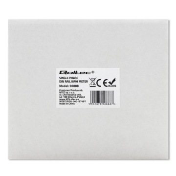 Однофазный электронный счетчик энергопотребления 230В с ЖК-дисплеем