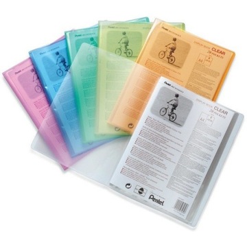TECZKA OFERTOWA PENTEL 20 KOSZULEK TRANSPARENTNA ZIELONA